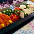 キャシーキャサリン's cooksnap of when they made キャラ弁♪緑の彩りブロッコリーが水玉に.