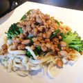ミネソタ州のけーたん's cooksnap of when they made 簡単！美味しい！納豆香る和風焼きうどん♬.