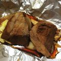 Jジョージ's cooksnap of when they made 残り物チャーシューとキノコのホイル焼き.