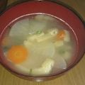 1072gou's cooksnap of when they made 大根 ・にんじん・あげのみそ汁.
