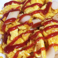 ♪kanapon♪'s cooksnap of when they made 超簡単☆魚肉ソーセージとふんわり卵炒め.