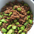 ☆★あーこ★☆'s cooksnap of when they made 牛そぼろ えだまめ.