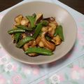 クックSJ0Y9V☆'s cooksnap of when they made スナップエンドウとホタテ椎茸のバター炒め.