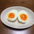 クックM5ZNR8☆'s cooksnap of when they made 簡単すぎる半熟玉子.