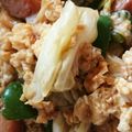 ハルハルマン's cooksnap of when they made 春キャベツとソーセージの塩麹炒め.