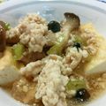 dada0001's cooksnap of when they made 厚揚げの鳥ミンチえのき煮.