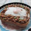 doiko's cooksnap of when they made 食べるラー油で納豆トースト.