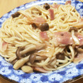 クックCW635U☆'s cooksnap of when they made めんつゆ×バターで☆簡単きのこ和風パスタ.