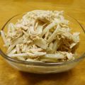 そげキング81's cooksnap of when they made あんにゃのエゴマ油で鶏ささみ＆大根和え♡.