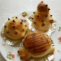 puniＫ's cooksnap of when they made あさりちゃんのお友達♡サザエくんです^^.
