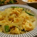 のりてぃｓｘ's cooksnap of when they made 春味、スナップエンドウと新玉ねぎの卵とじ.