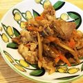 jonco's cooksnap of when they made 豚肉と根菜の甘辛炒め.