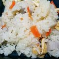 ランランプ's cooksnap of when they made ほっこり♪里芋の炊き込みごはん.