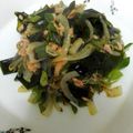 パパの手料理☆'s cooksnap of when they made たった5分！簡単！ヘルシーわかめの炒め物.