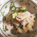 まなな★☆'s cooksnap of when they made ◆おくらと豚のおろしぽん酢和え◆.