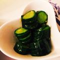maijiro's cooksnap of when they made 蛇腹きゅうりの箸休め.
