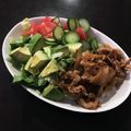 akmix☻'s cooksnap of when they made 節約*.タコライス風 プレート*..