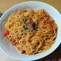 mamama☆'s cooksnap of when they made シンプルで美味しい☆トマトソースパスタ.