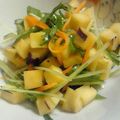万華月's cooksnap of when they made 水菜とさつま芋の♡デリ風サラダ♫.