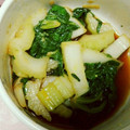 ゆいぴょんママ's cooksnap of when they made セロリの葉っぱのからし和え.