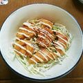 ukkarittu's cooksnap of when they made 鶏胸肉＊プリプリ照り焼き丼.