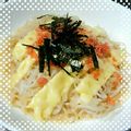 RIKOTORA's cooksnap of when they made ﾀﾞｲｴｯﾄに白滝!!ﾁｰｽﾞとろーり＊.