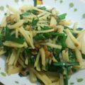 なみか☆'s cooksnap of when they made 簡単☆納豆入りのジャガイモにら炒め.