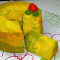 ちー（・＿・）'s cooksnap of when they made ほうれん草のシフォンケーキ.