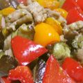 Rick_t's cooksnap of when they made もも肉とナスとピーマンの炒め物.