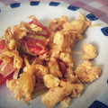 クックO8KNJ4☆'s cooksnap of when they made トマトと卵の中華炒め.