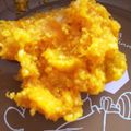 ありんこ☆★'s cooksnap of when they made 離乳食初期～中期★ささみかぼちゃあえ.