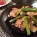 ＊|eriko|＊'s cooksnap of when they made 鶏肉とアスパラのオイスタークリーム炒め.