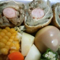 　ageha's cooksnap of when they made ソーセージの信田巻き煮.