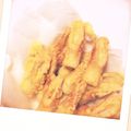 クックP3HTUN☆'s cooksnap of when they made 油ちょっとで簡単調理♪ちくわの磯辺揚げ.