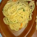 クックPK7VJA☆'s cooksnap of when they made 牛乳で簡単。イカの塩辛のクリームパスタ.