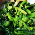 ちリリ's cooksnap of when they made 菜の花のからし酢味噌和え.