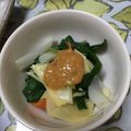 かこみー's cooksnap of when they made たけのことわけぎのぬた.