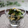 まろんかふぇ's cooksnap of when they made 春にぴったり❀三つ葉とわかめの酢の物☆.