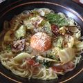 みー３２'s cooksnap of when they made キャベカルボなラーメン.