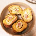 エリコフ's cooksnap of when they made お弁当に＊カニカマ入りコンソメマヨ卵焼き.