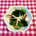 にきけん's cooksnap of when they made いかげそで胡瓜とワカメの酢の物.