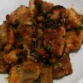 sato3191's cooksnap of when they made 鶏もも肉の甘辛酢炒め.