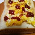 アピナス's cooksnap of when they made 卵とチーズのトースト.