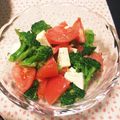shiro_kon's cooksnap of when they made ☆トマトとブロッコリー和えるほろ苦サラダ.