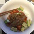 くまtoこぐま's cooksnap of when they made のせるだけ～！のスタミナ丼.