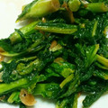 クックEO8ORY☆'s cooksnap of when they made 菜の花のガーリック炒め.