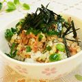 旦那は皿洗い's cooksnap of when they made さんまとネギの混ぜご飯.