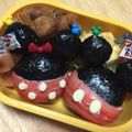 よしo's cooksnap of when they made 簡単！ミッキーのキャラ弁☆.