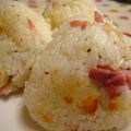 はるかるび's cooksnap of when they made カルボナーラ味の☆焼きおにぎり.