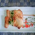 watyami's cooksnap of when they made ほのかに甘い♡おさかなソーセージ串カツ.